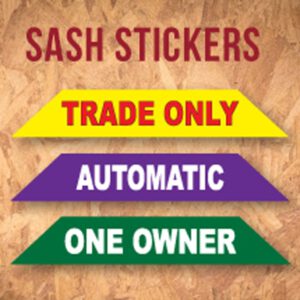 Sash Stickers
