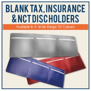 Blank Tax, Insurance & NCT Disc Holders