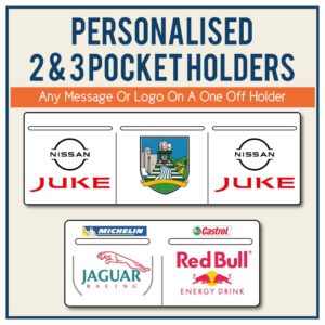 Personalised 2 & 3 Pocket Holders